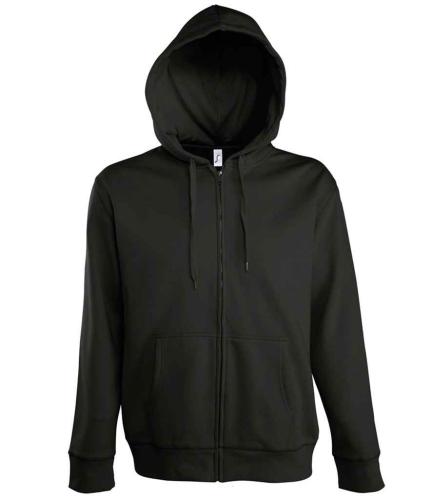 SOLS Seven Hooded Jacket - Black - 3XL